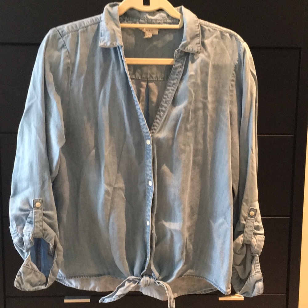 Joie denim blouse